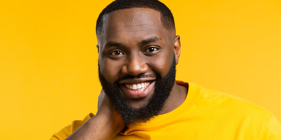 A man with a healthy-looking beard.