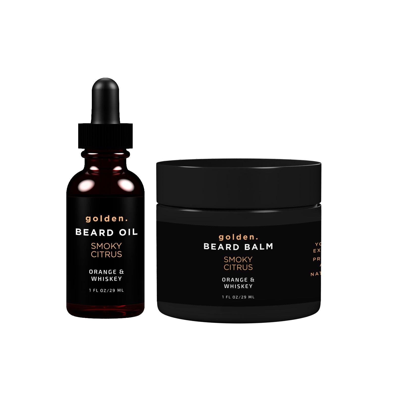 Smoky Citrus Bundle - Beard Balm and Oil